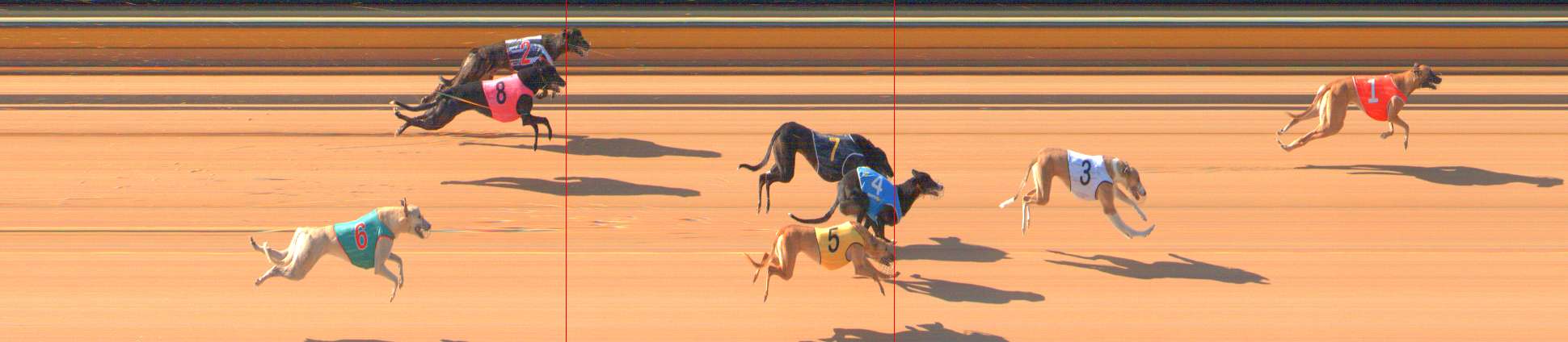 Race result finish photo